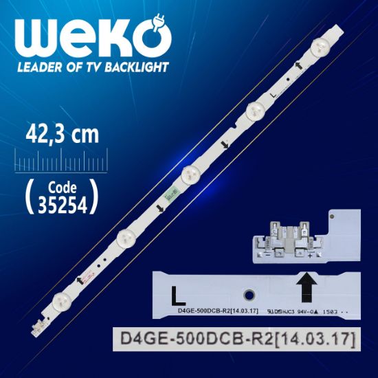 D4GE-500DCB-R2  42.3 CM 5 LEDLİ - (WK-911) resmi