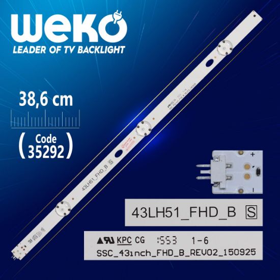 SSC_43INCH_FHD_B_REV02_150925 - 43LH51_FHD_B S - 38.6 CM 3 LEDLİ - (WK-410) resmi