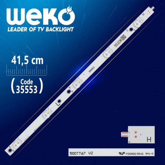 SX-11800729A0 -2B554-0-A-54F-2766 L - 500TT67 V2 - 5 LEDLİ 41.5 CM - (WK-437) resmi