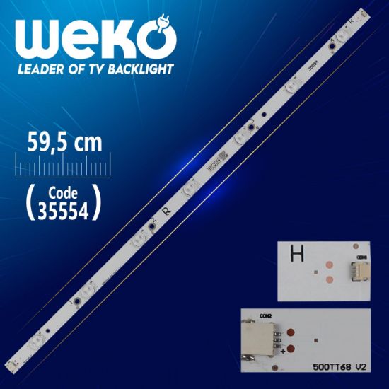 SX-11800730A0-2B554-0-A-54F-3749 R - 500TT68 V2 - 7 LEDLİ 59.5 CM - (WK-438) resmi