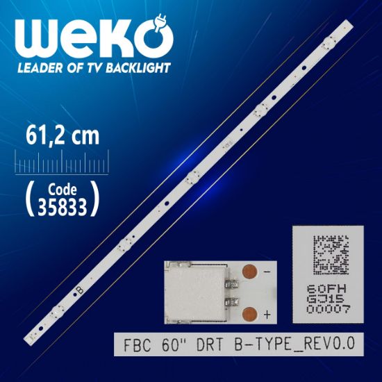 FBC 60 DRT B-TYPE_REV0.0 - 61.2 CM 5 LEDLİ - (WK-1295) resmi