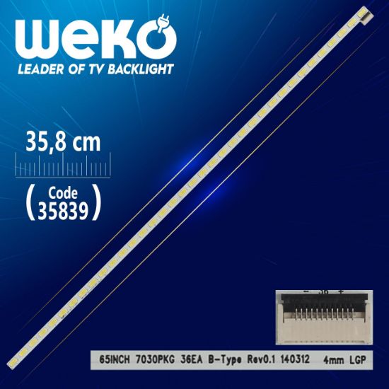 65INCH 7030PKG 36EA B-TYPE REV0.1 140312 - 35.8 CM 36 LEDLİ - (WK-1301) resmi