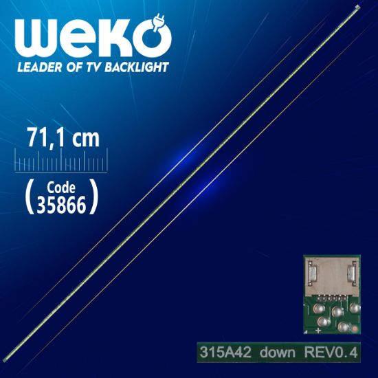 315A42 DOWN REV0.4 - 6916L-2956A - 71.1 CM 76 LEDLİ - (WK-1328) resmi