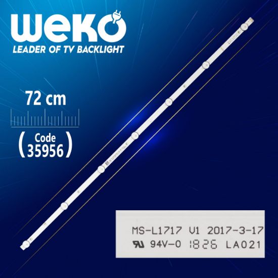 MS-L1717 V1 YAL13-00730300-18 MS 8714 7 LEDLİ  72 CM resmi