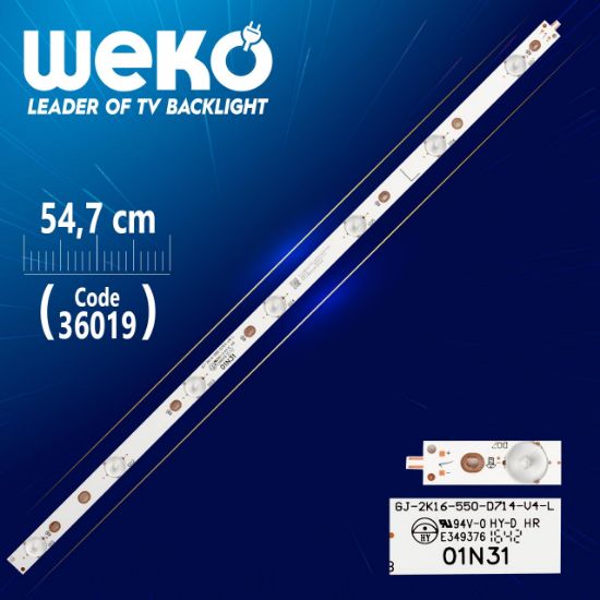 GJ-2K16-550-D714-V4-L - 01N31 - 7 LEDLİ 54.7 CM resmi