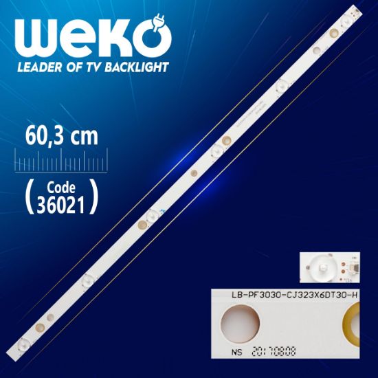 LB-PF3030-CJ323X6DT30-H 32DT302X6   6 LEDLİ  60.3 CM resmi