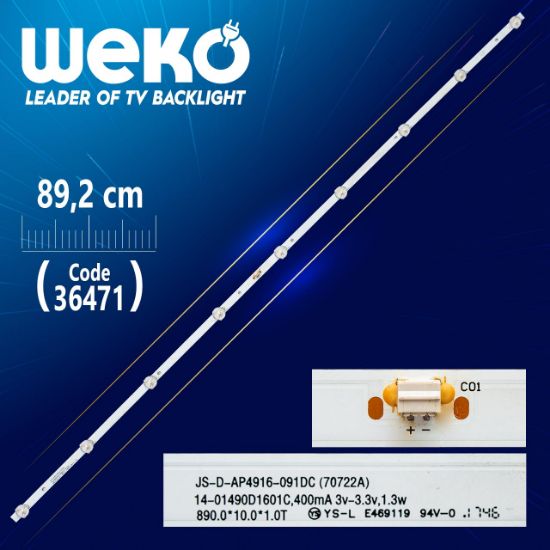 JS-D-AP4916-091DC (70722A)  9 LEDLİ 89.2 CM resmi