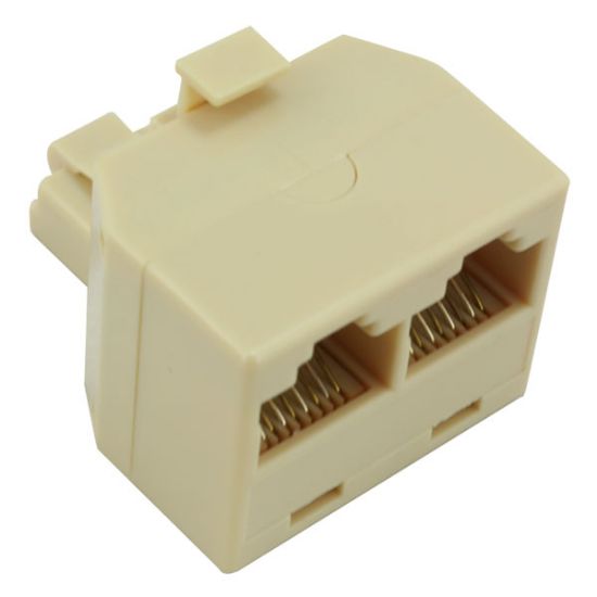 RJ 45 1 ERKEK / 2 DİŞİ 8P8C ÇEVİRİCİ resmi