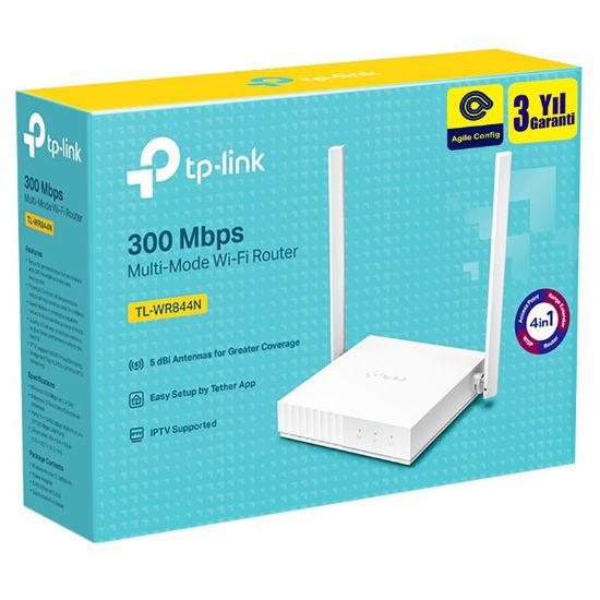 TP-LINK TL-WR844N 300MBPS 5DBI MULTI-MODE WIFI ROUTER (AGILE CONFIG) resmi