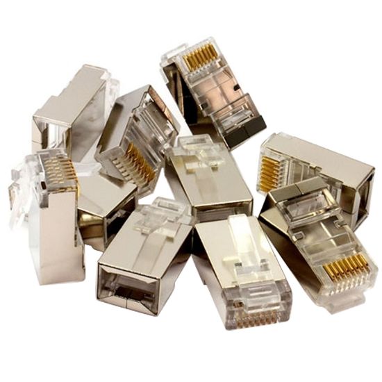 POWERMASTER PM-4426 METAL RJ45 CAT6 METAL UÇ 8P/8C SHIELD (100LÜ PAKET FİYATI) resmi