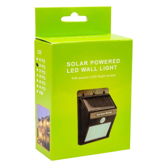 POWERMASTER PM-4528 SOLAR SENSÖRLÜ DUVAR TİPİ 20 LEDLİ DUVAR APLİK resmi