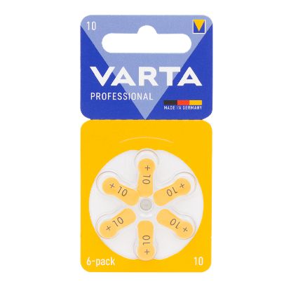 VARTA 10 NO KULAKLIK PİLİ (6LI PAKET) resmi