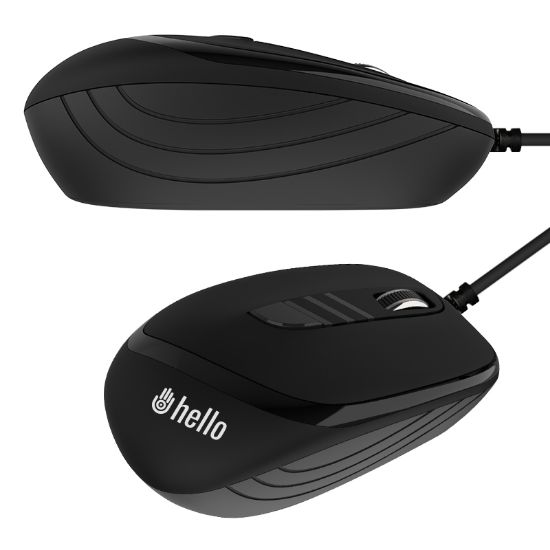 HELLO HL-4627 USB 1600 DPI 3D KABLOLU OPTİK MOUSE resmi