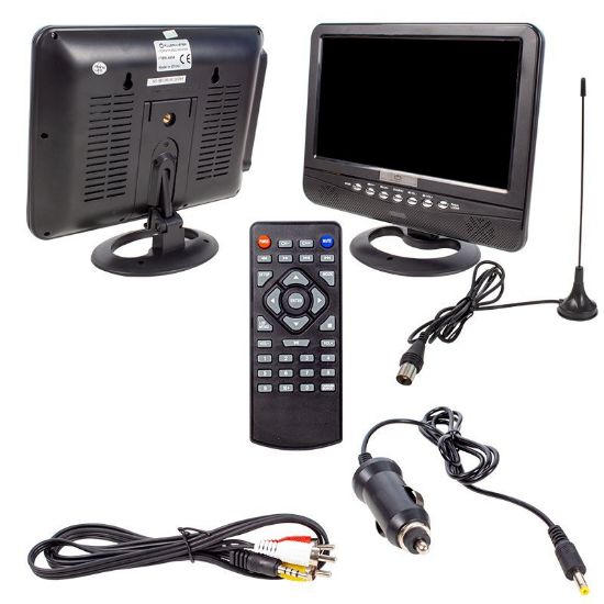 POWERMASTER PM-4654 9.5 TFT LCD USB/SD ANALOG TV TUNER PORTABLE TV MONİTÖR resmi