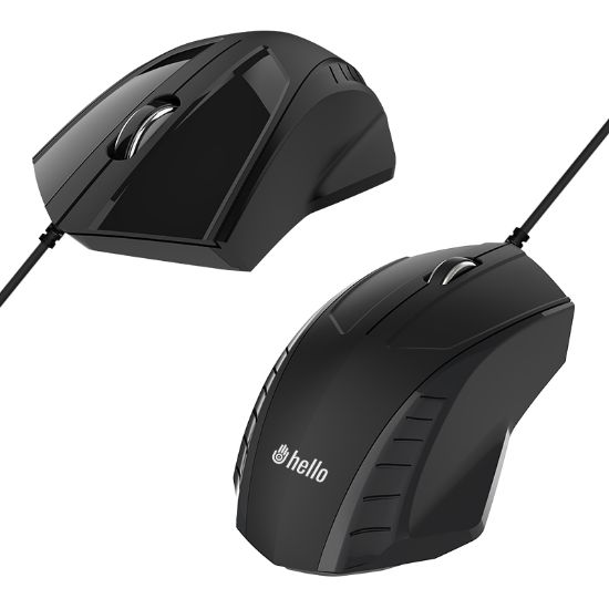 HELLO HL-4700 USB 1200 DPI KABLOLU OYUNCU MOUSE resmi