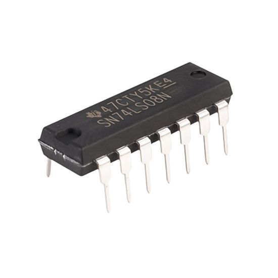 74 LS 08 DIP-14 ENTEGRE DEVRE resmi