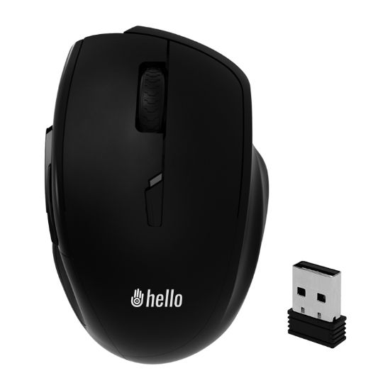 HELLO HL-4701 2.4GHZ 1600 DPI ŞARJLI 5D KABLOSUZ OPTİK MOUSE resmi