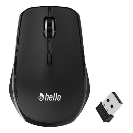 HELLO HL-4705 2.4GHZ 1600 DPI KABLOSUZ OPTİK MOUSE resmi