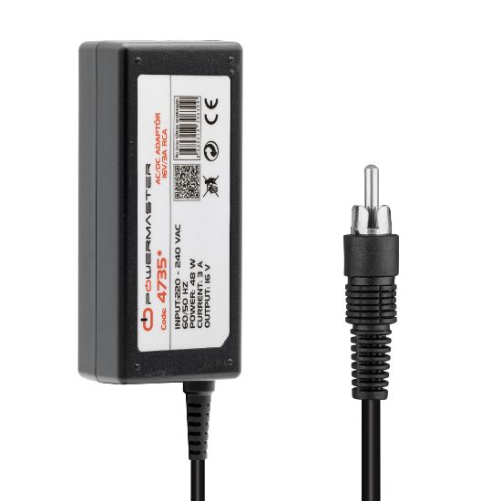 POWERMASTER PM-4735 16 VOLT - 2 AMPER PRİZ TİPİ TOS FİŞLİ RCA SANTRAL ADAPTÖRÜ resmi