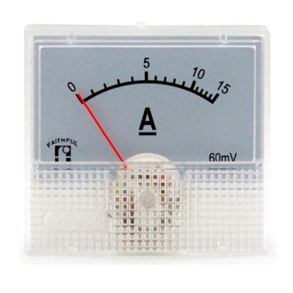 DC ANALOG 0-15 AMPER GÖSTERGE 45X48MM  IC-231A resmi