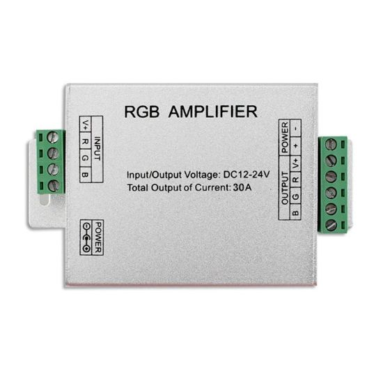 POWERMASTER PM-4877 12 VOLT - 24 VOLT - 30 AMPER RGB LED AMPLIFIER (REPEATER) resmi