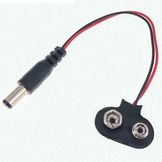 9 VOLT 2.1MM JACKLI PİL BAŞLIĞI (IC-232A) resmi