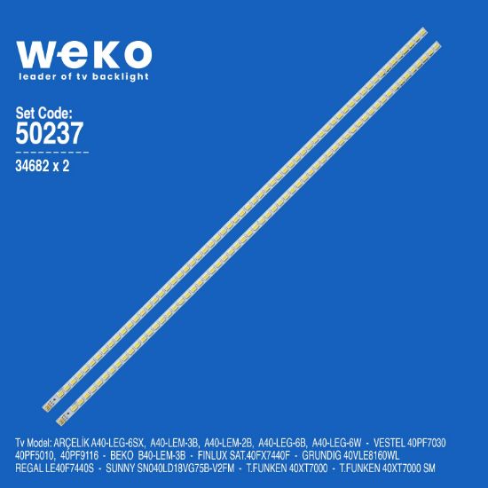 WKSET-5237 34682X2 2011SGS40 5630 60 H1 REV1.1  2 ADET LED BAR (60LED) resmi