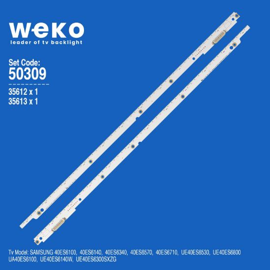 WKSET-5309 35612X1 35613X1 2012SVS40 7032NNB  2 ADET LED BAR (56LED) resmi