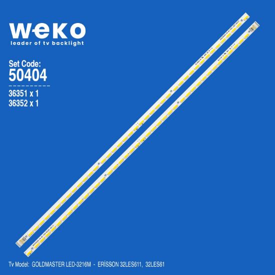 WKSET-5404 36351X1 36352X1 2011CSR320_V6_40_7020 2 ADET LED BAR (40LED) resmi