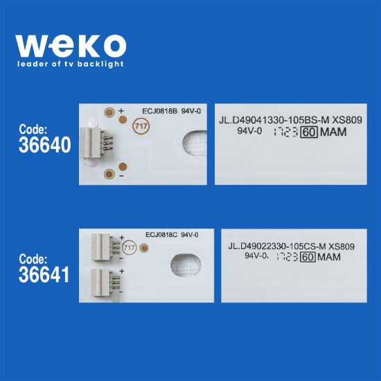 WKSET-5589 36640X8 36641X1 JL.D49041330-105 9 ADET LED BAR resmi