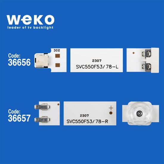 WKSET-5664 36656X4 36657X4 JL.D550A1330-408A  8 ADET LED BAR resmi