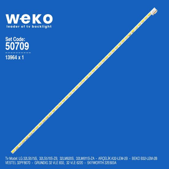 WKSET-5709 13964X1 32 V12 EDGE REV0.4 2  1 ADET LED BAR (42LED) resmi