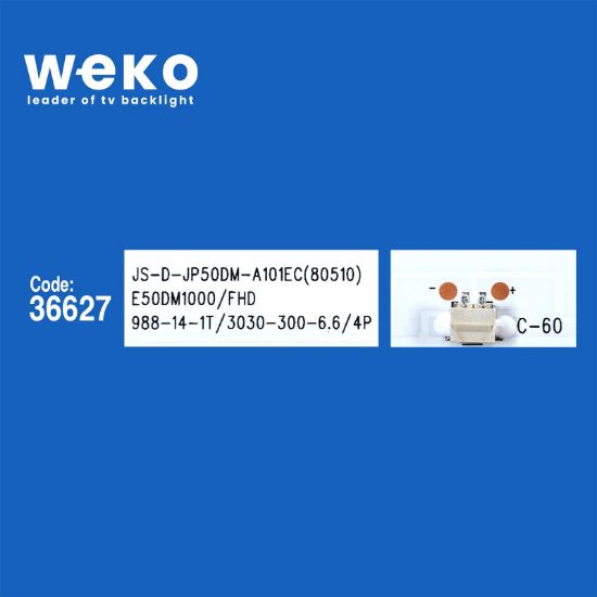 WKSET-5822 36627X4 JS-D-JP50DM-A101EC ((81112) 80510)  E50DM1000/FHD  4 ADET LED BAR 6V resmi