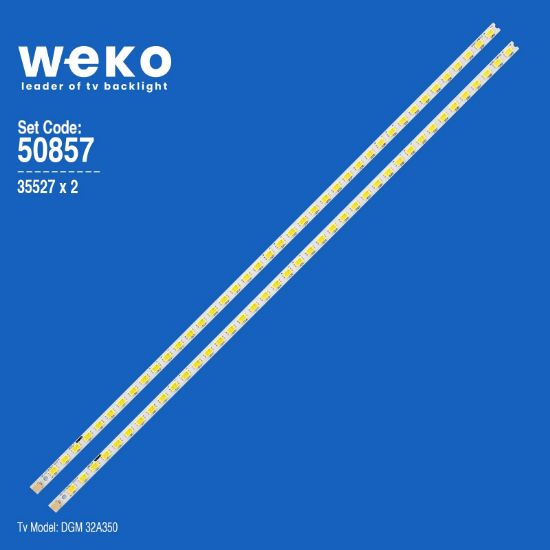 WKSET-5857 35527X2 UP041AW100A20 T315B6-P01-L07(VER.C1) - L14.16315901L - DOMİNANT 2 ADET LED BAR (40LED) resmi