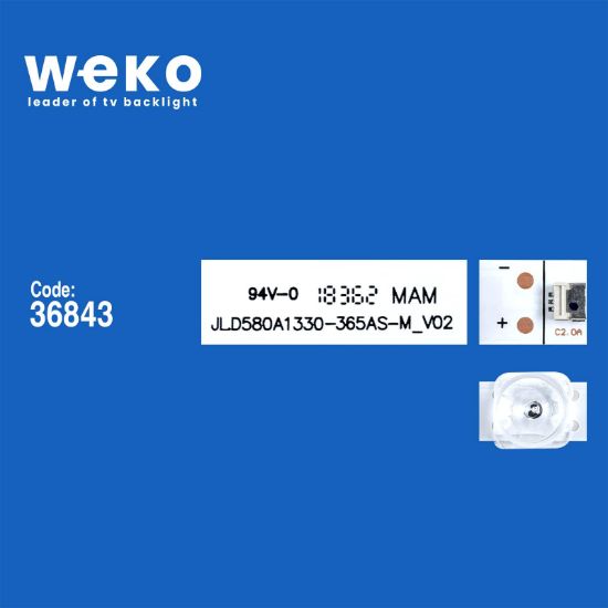 WKSET-6036 36843X5 JL.D580A1330-365AS-M_V02 5 ADET LED BAR resmi