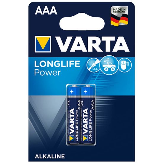 VARTA LONGLIFE POWER ALKALİN AAA İNCE KALEM PİL (2Lİ PAKET FİYATI) resmi