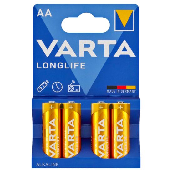 VARTA LONGLIFE POWER ALKALİN AA KALEM PİL (4LÜ PAKET FİYATI) resmi