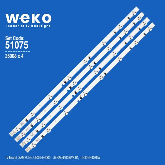 WKSET-6075 35008X4 32 INCH D1GE-320SC0- R2-R3 - 32H-3535LED-32EA  4 ADET LED BAR resmi