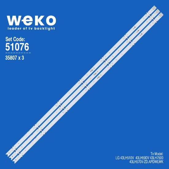 WKSET-6076 35807X3 43 V16.5 ART3 2743 REV0.1 1 - 6916L-2743A FHD 1  3 ADET LED BAR resmi