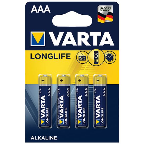 VARTA LONGLIFE POWER ALKALİN AAA İNCE KALEM PİL (4LÜ PAKET FİYATI) resmi