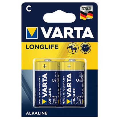 VARTA LONGLIFE POWER ALKALİN ORTA BOY C PİL (2Lİ PAKET FİYATI) resmi