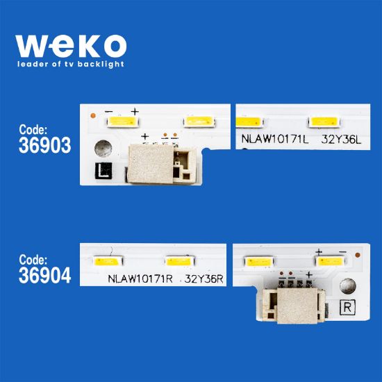 WKSET-6198 36903X1 36904X1 CMKM-MB2S  NLAW10171L/R  2 ADET LED BAR (36LED) resmi