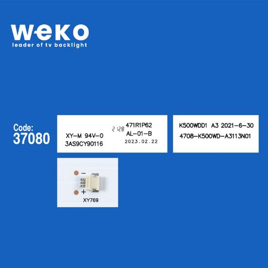WKSET-6346 37080X4 K500WDD1 A3 4708-K500WD-A3113N01  4 ADET LED BAR resmi