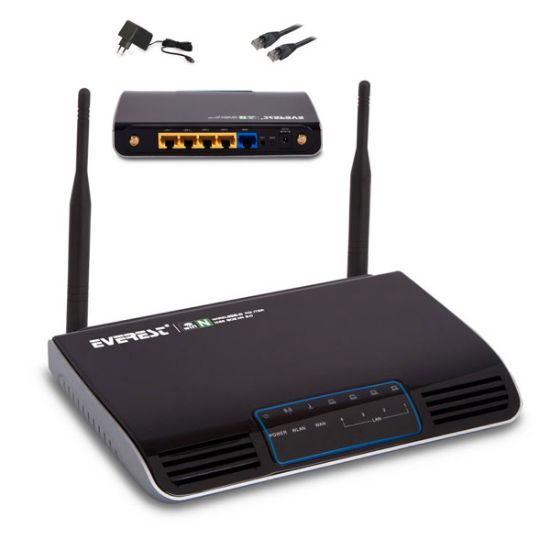 EVEREST EWN-513N2 ETHERNET 4 PORT 300 MBPS ANTENLİ KABLOSUZ ROUTER resmi