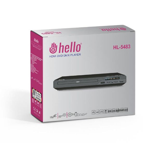 HELLO HL-5483 USB-HDMI KUMANDALI HD DVD/DIVX PLAYER resmi