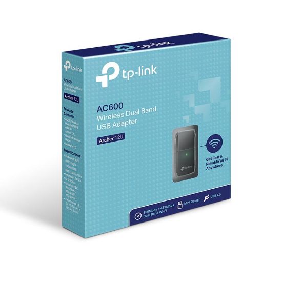 TP-LINK ARCHER T2U AC600 600 MBPS DUALBAND USB WIRELESS ADAPTÖR resmi