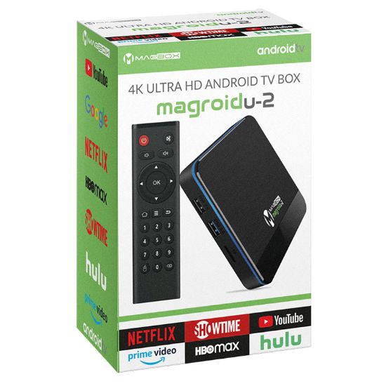 MAGBOX MAGROID U2 4 GB RAM 32 GB HDD 4K TV BOX (ANDROID 9.1) resmi