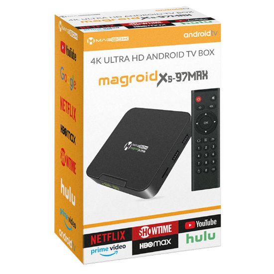 MAGBOX MAGROID XS-97MAX 4 GB RAM 32 GB HDD 4K TV BOX (ANDROID 9.1) resmi