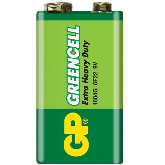 GP 1604G-B GREENCELL 9 VOLT PİL (10LU PAKET) resmi