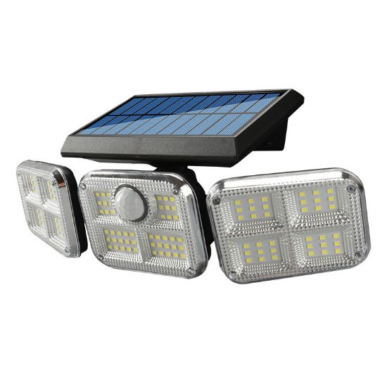 POWERMASTER FL-1727 SENSÖRLÜ 3 KADEMELİ 120 LEDLİ SOLAR LAMBA resmi